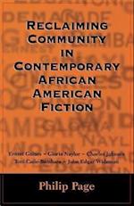 Reclaiming Community in Contemporary African American Fiction