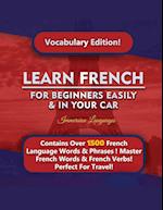 Learn French For  Beginners Easily & In Your  Car!   Vocabulary Edition!