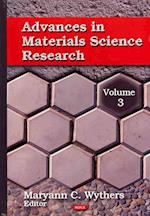 Advances in Materials Science Research