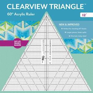 Clearview Triangle(tm) 60 Acrylic Ruler--12"