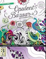 Opulent Bazaar Coloring Book: 3 Books in 1
