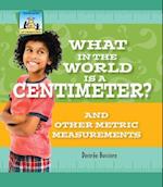 What in the World Is a Centimeter? and Other Metric Measurements