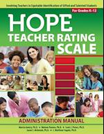 HOPE Teacher Rating Scale