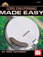 GOSPEL SONGS FOR BANJO MADE EASY BOOK/CD SET