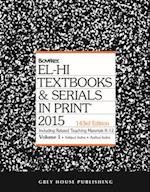 El-Hi Textbooks & Serials in Print 2 Volume Set, 2014