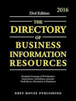 Directory of Business Information Resources, 2016