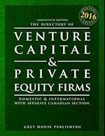 The Directory of Venture Capital & Private Equity Firms, 2016
