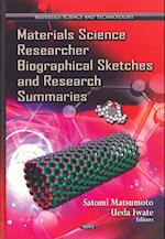 Materials Science Researcher Biographical Sketches & Research Summaries