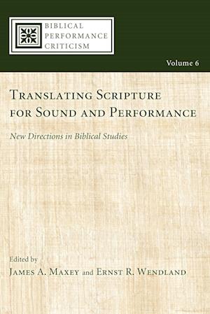 Translating Scripture for Sound and Performance