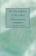 De Sacerdotio of St. John Chrysostom