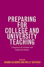 Preparing for College and University Teaching