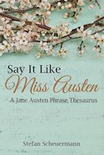 Say It Like Miss Austen