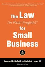 Law (in Plain English) for Small Business (Sixth Edition)