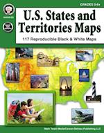 U.S. States and Territories Maps, Grades 5 - 8