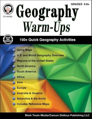 Geography Warm-Ups, Grades 5 - 8