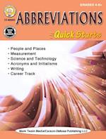 Abbreviations Quick Starts Workbook, Grades 4 - 12