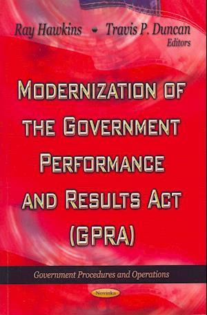 Modernization of the Government Performance & Results Act (GPRA)