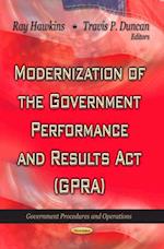 Modernization of the Government Performance and Results Act (GPRA)