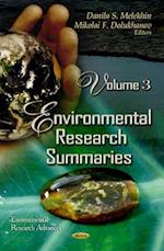 Environmental Research Summaries