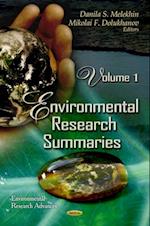 Environmental Research Summaries Volume 1