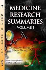 Medicine Research Summaries