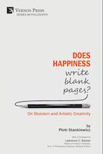 Does Happiness Write Blank Pages? on Stoicism and Artistic Creativity