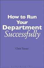 How to Run your Department Successfully