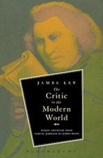 The Critic in the Modern World