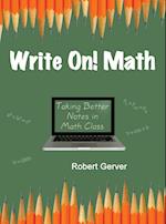 Write On! Math