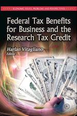 Federal Tax Benefits for Business and the Research Tax Credit