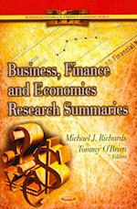 Business, Finance & Economics Research Summaries
