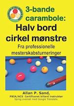 3-Bande Carambole - Halv Bord Cirkel Mønstre