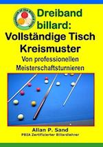 Dreiband Billard - Vollständige Tisch Kreismuster