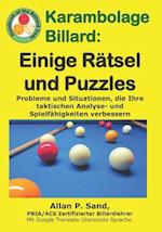 Karambolage Billard - Einige Rätsel Und Puzzles