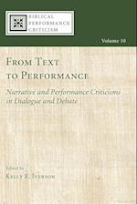 From Text to Performance