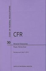 Code of Federal Regulations Title 30, Mineral Resources, Parts 700-End, 2014