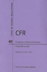 Code of Federal Regulations Title 40, Protection of Environment, Parts 260-265, 2014