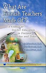 What Are Finnish Teachers Made Of?