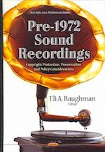 Pre-1972 Sound Recordings