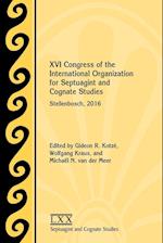 XVI Congress of the International Organization for Septuagint and Cognate Studies