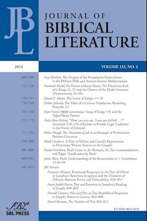 Journal of Biblical Literature 133.4 (2014)