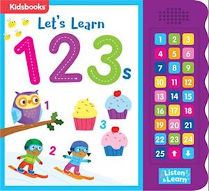 27-Button Sound Book Let's Learn 123s