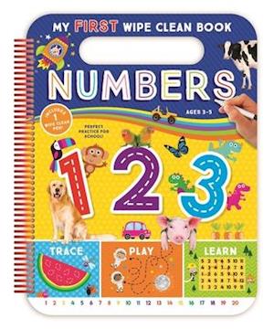 My First Numbers Wipe Off Handle Book