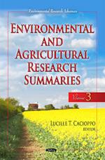 Environmental & Agricultural Research Summaries