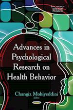 Advances in Psychological Research on Health Behavior