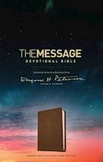 The Message Devotional Bible, Brown Cross