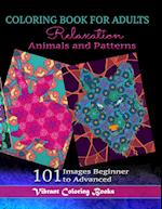 Coloring Book for Adults Animals and Patterns Relaxation