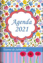 2021 Agenda - Tesoros de Sabiduría - Flores de Acuarela