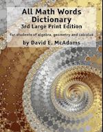 All Math Words Dictionary