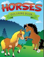 Horses Coloring Book